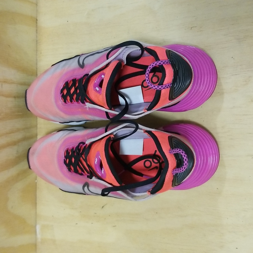 Women's Nike Air Max 2090 Retro Futurism Iced Lilac Pink Orange White Sz 12 - Picture 5 of 9